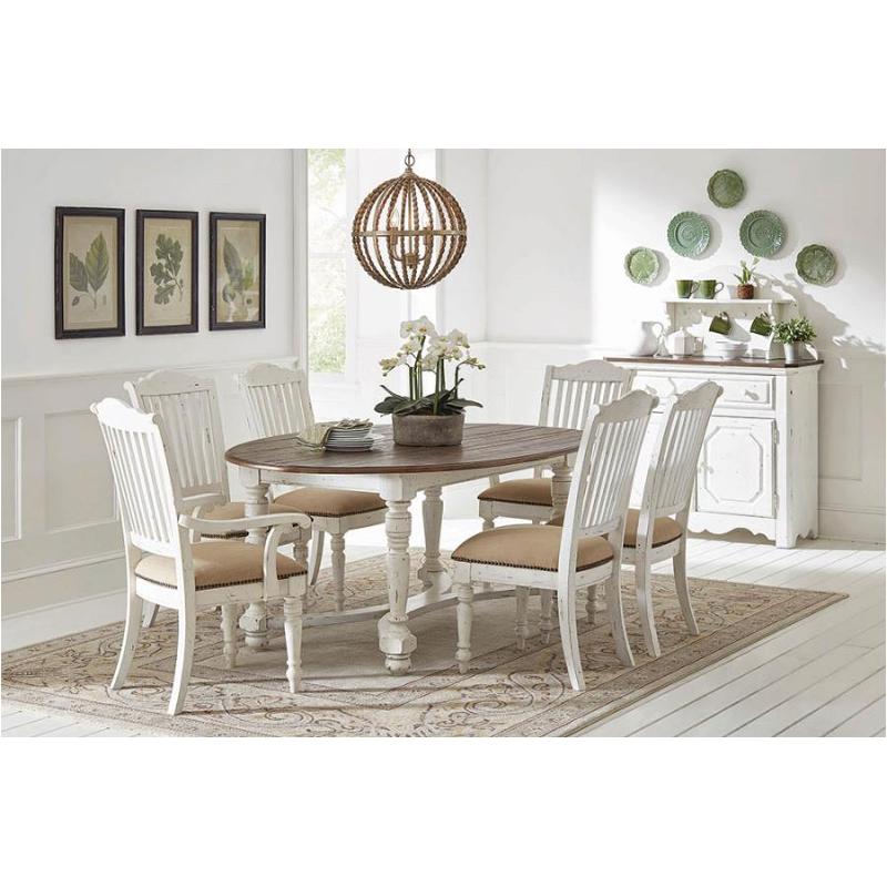 White Dining Room Table with 6 Chairs