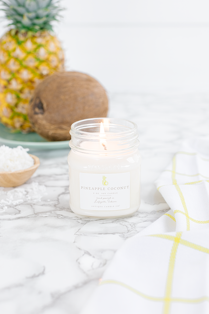 Pineapple Coconut 8 oz Candle